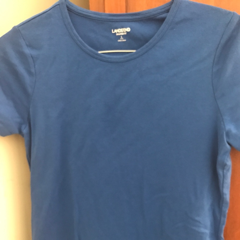 Royal blue Lands End t-shirt. Size L